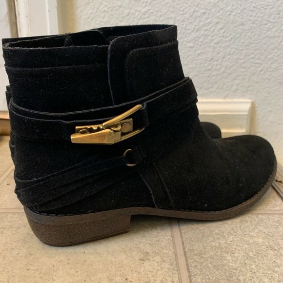 Fergalicious Ankle Booties Ankle Straps Sz 8 - Picture 4 of 8